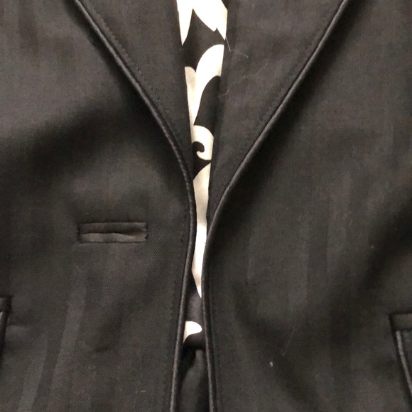 Bebe Black Blazer with slitted sleeves - Picture 5 of 8